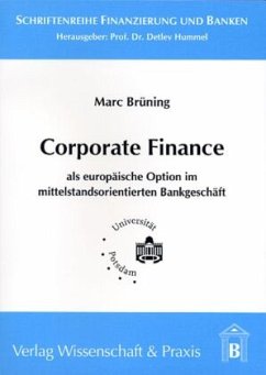 Cover Corporate Finance als europäische Option im mittelstandsorientierten Bankgeschäft.