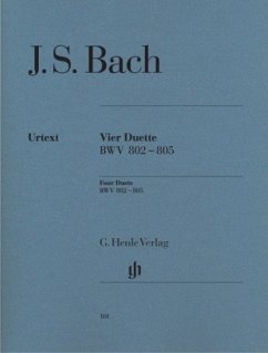 Vier Duette BWV 802-805, Klavier - Johann Sebastian Bach - Vier Duette BWV 802-805