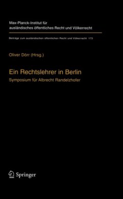 Ein Rechtslehrer in Berlin - Dörr, Oliver (Hrsg.)