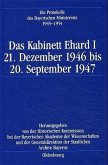 Die Protokolle des Bayerischen Ministerrats 1945-1954 / Das Kabinett Ehard I / Die Protokolle des Bayerischen Ministerrats 1945-1954