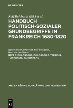 Philosophe, Philosophie. Terreur, Terroriste, Terrorisme - Gumbrecht, Hans Ulrich; Heuvel, Gerd Van Den; Reichardt, Rolf