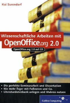 Wissenschaftliches Arbeiten mit OpenOffice.org 2.0, m. CD-ROM - Surendorf, Kai