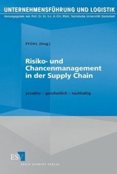 Risiko- und Chancenmanagement in der Supply Chain - Pfohl, Hans-Christian (Hrsg.)
