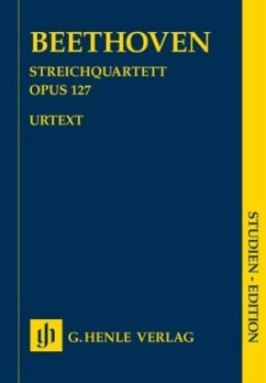 Streichquartett Es-Dur op.127, Studien-Edition - Ludwig van Beethoven - Streichquartett Es-dur op. 127