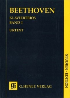 Klaviertrios Studien-Edition - Ludwig van Beethoven - Klaviertrios, Band I