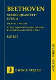 Streichquartette op.18,1-6 und Streichquartettfassung der Klaviersonate op.14,1 Revidierte Ausgabe, Studien-Edition