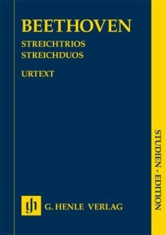 Streichtrios op. 3, 8 und 9 und Streichduo WoO 32, Studien-Edition - Ludwig van Beethoven - Streichtrios und Streichduos