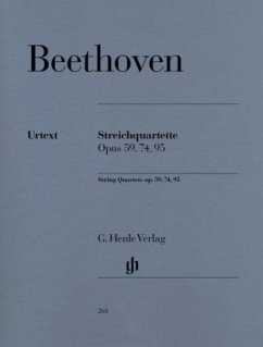 Streichquartette op.59, 74, 95 - Ludwig van Beethoven - Streichquartette Opus 59, 74, 95