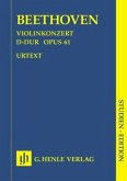 Violinkonzert D-Dur op.61, Klavierauszug, Studien-Edition