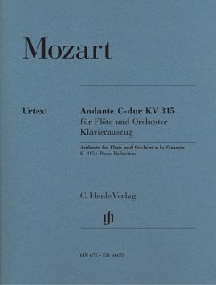 Andante für Flöte und Orchester C-dur KV 315 - Wolfgang Amadeus Mozart - Andante C-dur KV 315 für Flöte und Orchester