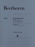 Klarinettentrios B-Dur op.11 und Es-Dur op.38 für Klavier, Klarinette (oder Violine) und Violoncello