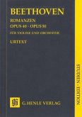 Romanzen für Violine und Orchester G-Dur op.40 und F-Dur op.50, Klavierauszug, Studien-Edition