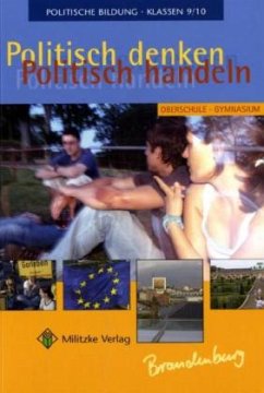 Cover Klasse 9/10, Oberschule/Gymnasium Brandenburg / Politisch denken - politisch handeln