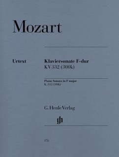 Mozart, Wolfgang Amadeus - Klaviersonate F-dur KV 332 (300k) - Wolfgang Amadeus Mozart - Klaviersonate F-dur KV 332 (300k)
