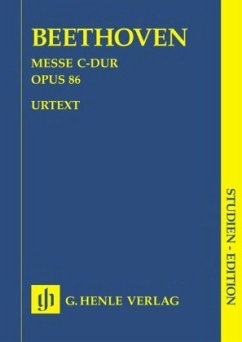 Messe C-Dur op.86, Partitur - Ludwig van Beethoven - Messe C-dur op. 86