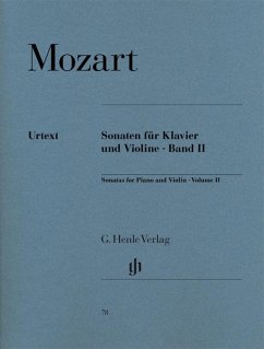 Sonaten für Klavier und Violine, Band II - Wolfgang Amadeus Mozart - Violinsonaten, Band II