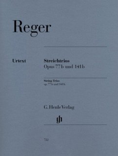Cover Streichtrios a-moll op.77b und d-moll op.141b, Violine, Viola und Violoncello