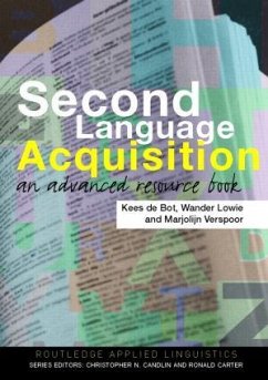 Second Language Acquisition - Bot, Kees de; Lowie, Wander; Verspoor, Marjolijn