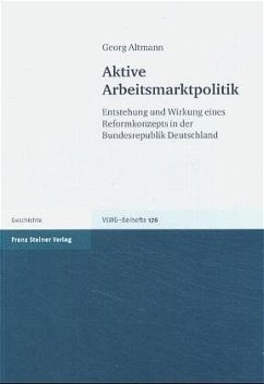 Aktive Arbeitsmarktpolitik - Altmann, Georg