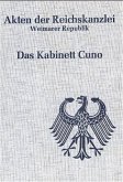 Das Kabinett Cuno / Akten der Reichskanzlei Weimarer Republik