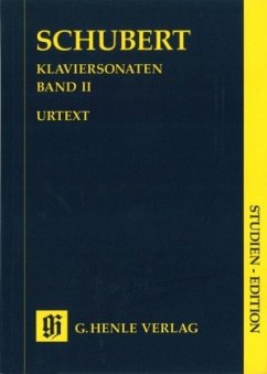 Klaviersonaten, Studien-Edition - Franz Schubert - Klaviersonaten, Band II