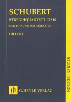 Streichquartett d-Moll D 810 (Der Tod und das Mädchen), Studien-Edition - Franz Schubert - Streichquartett d-moll D 810 (Der Tod und das Mädchen)