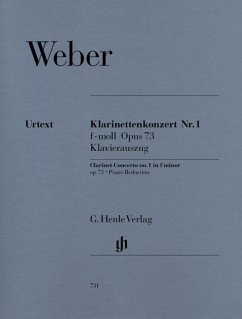 Klarinettenkonzert Nr. 1 f-moll op. 73 - Carl Maria von Weber - Klarinettenkonzert Nr. 1 f-moll op. 73