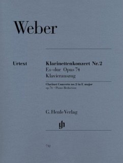 Klarinettenkonzert Nr.2 Es-Dur op.74, Klavierauszug - Carl Maria von Weber - Klarinettenkonzert Nr. 2 Es-dur op. 74