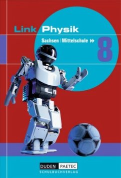 Cover Lehrbuch für die Klasse 8 / Link Physik, Ausgabe Sachsen, Mittelschule