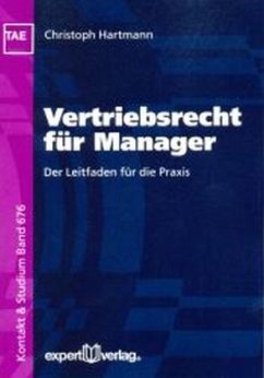 Vertriebsrecht für Manager - Hartmann, Christoph