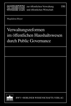Cover Verwaltungsreformen im Öffentlichen Haushaltswesen durch Public Governance