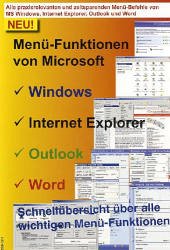 Cover Menü-Funktionen von Microsoft