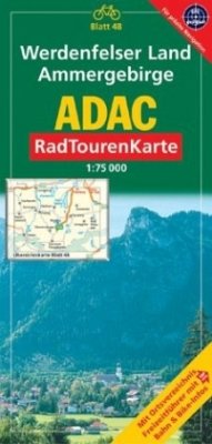 Cover ADAC RadTourenKarte Werdenfelser Land, Ammergebirge