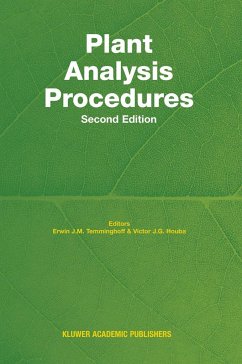 Plant Analysis Procedures - Temminghoff, Erwin J.M / Houba, Victor J.G. (eds.)