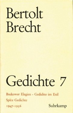 1947-1956 / Gedichte, 10 Bde., Ln 7 - Brecht, Bertolt