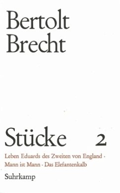 Erste Stücke / Stücke, 12 Bde., Ln 2, Tl.2 - Brecht, Bertolt