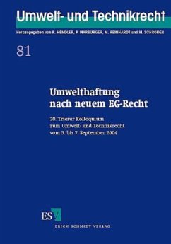 Umwelthaftung nach neuem EG-Recht - Nell, Martin / Hager, Günter / Dolde, Klaus-Peter / Wagner, Gerhard / Ruffert, Matthias / Müller, Paul