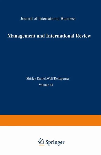 Management and International Review Management and International Review