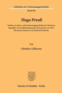 Hugo Preuß. - Gillessen, Günther