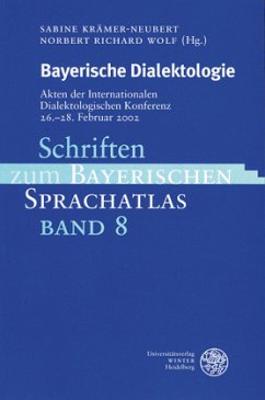 Bayerische Dialektologie - Krämer-Neubert, Sabine / Wolf, Norbert Richard (Hgg.)