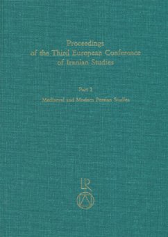 Proceedings of the Third European Conference of Iranian Studies