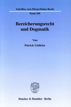 Cover Bereicherungsrecht und Dogmatik.