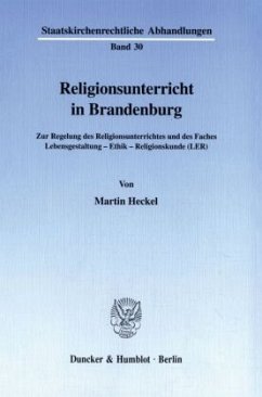 Religionsunterricht in Brandenburg. - Heckel, Martin