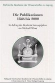 Die Publikationen von 1846 bis 2000