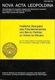 Festliche Übergabe des Präsidentenamtes von Benno Parthier an Volker ter Meulen