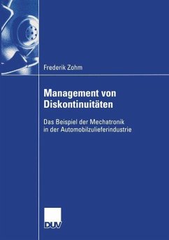 Management von Diskontinuitäten - Zohm, Frederik