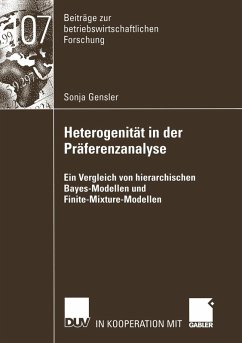 Heterogenität in der Präferenzanalyse - Gensler, Sonja