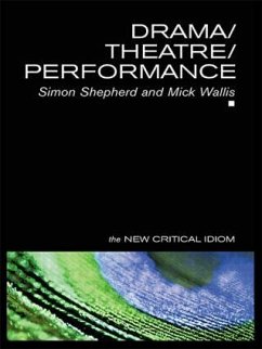 Drama/Theatre/Performance - Shepherd, Simon; Wallis, Mick