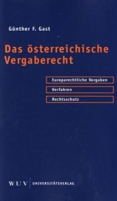 Das österreichische Vergaberecht Cover Das österreichische Vergaberecht
