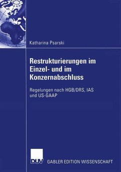 Restrukturierungen im Einzel- und im Konzernabschluss - Psarski, Katharina